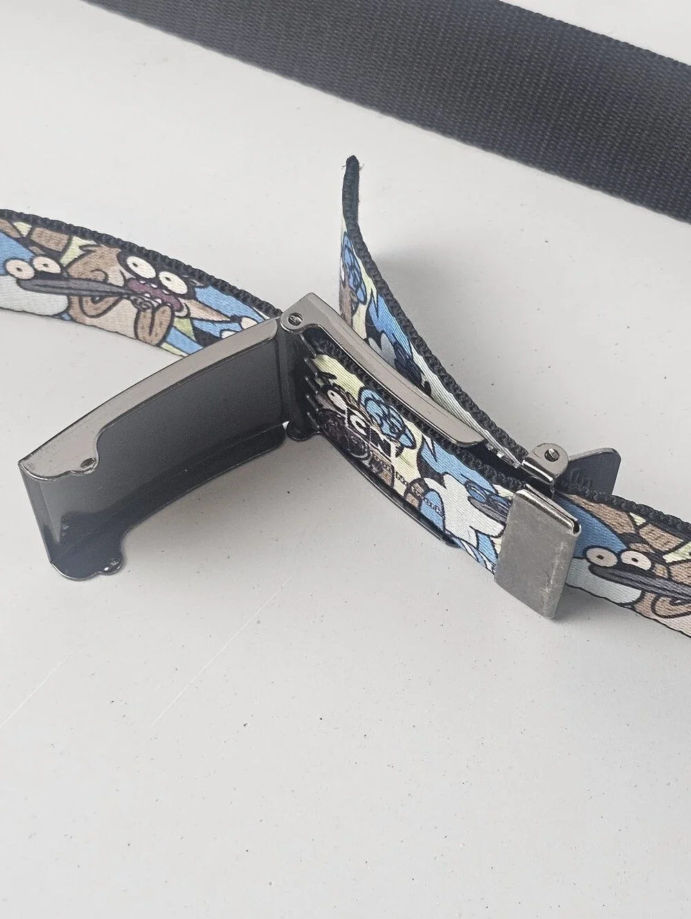 Cartoon Network Regular Show Belt Mordecai Rigby Y2K Spencer's Hot Topic